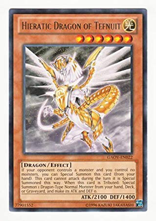 Amazon.co.jp: 遊戯王 英語版 GAOV-EN022 Hieratic Dragon of Tefnuit